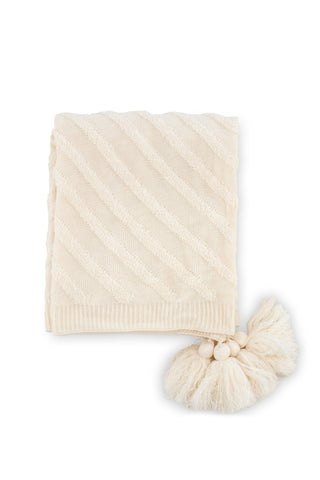 Venture Home Katlyn Throw Acrylic - Vit / - 130*170