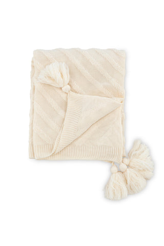 Venture Home Katlyn Throw Acrylic - Vit / - 130*170