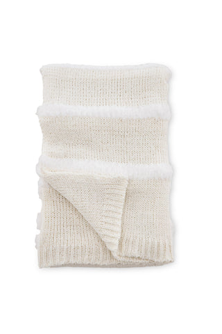 Venture Home Katleen Throw Polyester/chenille/fuktpäls - Vit / - 130*170