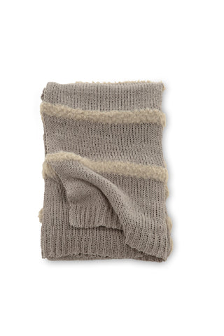 Venture Home Katleen Throw Polyester/chenille/fuktpäls - Grå / - 130*170