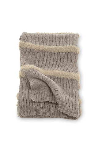 Venture Home Katleen Throw Polyester/chenille/fuktpäls - Grå / - 130*170