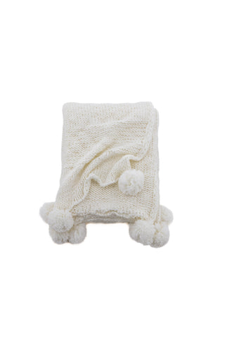 Venture Home Anny Throw Akryl - Vit / - 170*130