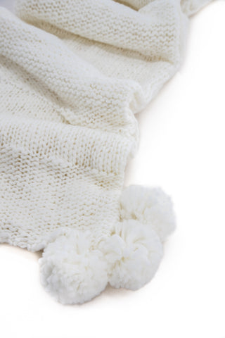 Venture Home Anny Throw Akryl - Vit / - 170*130