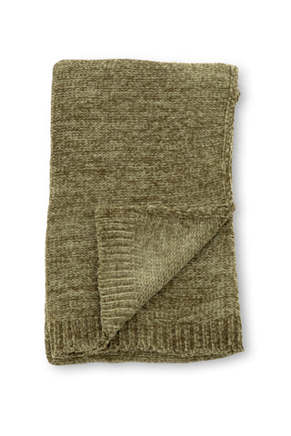 Venture Home Ally Throw Polyester/blank chenille - Grön / - 170*130