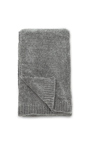 Venture Home Ally Throw Polyester/blank chenille - Mörkgrå / - 170*130