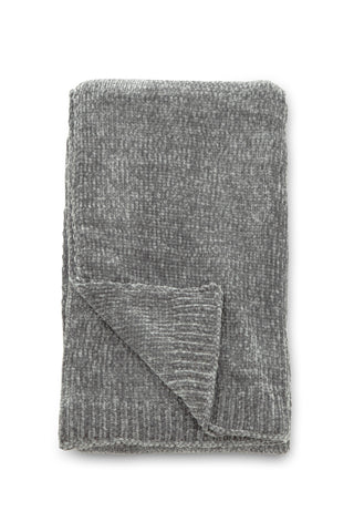 Venture Home Ally Throw Polyester/blank chenille - Mörkgrå / - 170*130