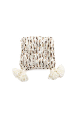 Venture Home Unny Throw Akryl - Vit / Brun - 170*130