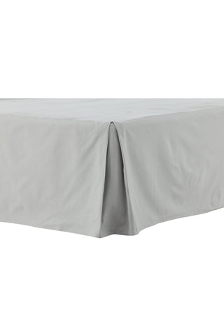 Venture Home Ziggy Bed Kjol Bomull streight - Ljusgrå / - 200*120