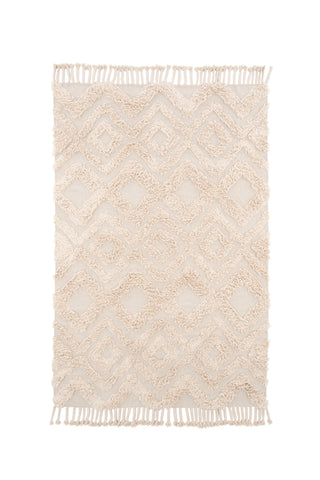 Hilma Cotton - 200*300- -Rektangulär-Offwhite