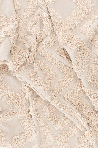 Hilma Cotton - 200*300- -Rektangulär-Offwhite