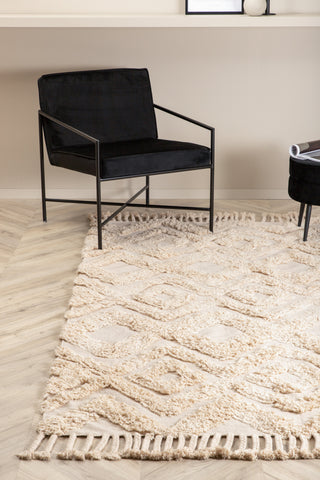 Hilma Cotton - 200*300- -Rektangulär-Offwhite