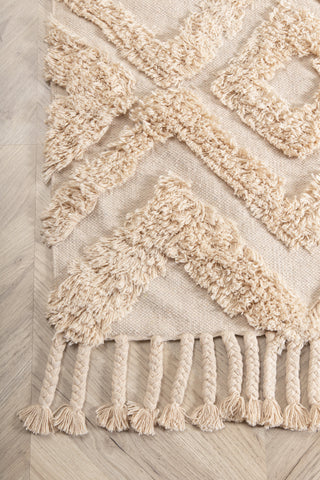 Hilma Cotton - 200*300- -Rektangulär-Offwhite