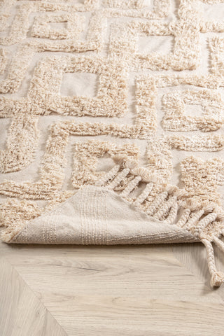 Hilma Cotton - 200*300- -Rektangulär-Offwhite