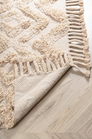Hilma Cotton - 200*300- -Rektangulär-Offwhite