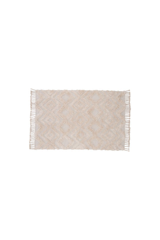 Hilma Bomull - 160*230- -Rektangulär-Offwhite