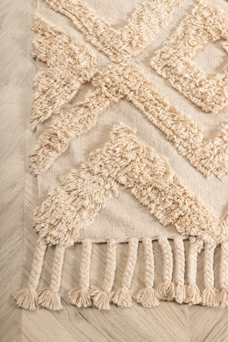 Hilma Bomull - 160*230- -Rektangulär-Offwhite