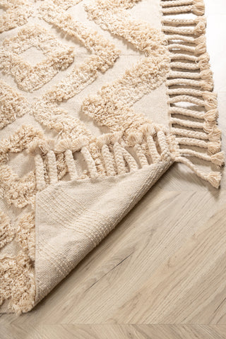 Hilma Bomull - 160*230- -Rektangulär-Offwhite