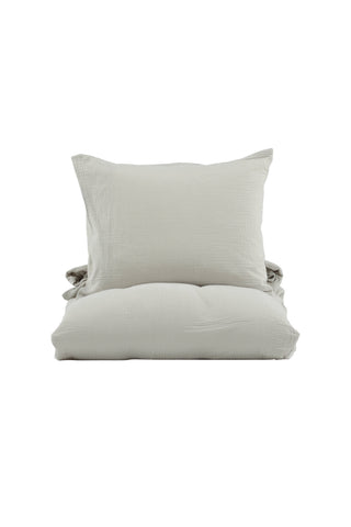Venture Home Mila Bäddset Bomullsväv - Ljusgrå / - 150*200