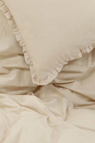 Venture Home Lias Bäddset Bomull/linne - Beige - 150*200