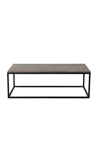 Jepara Soffbord - Svart / Grå Teak - 120*60*H44