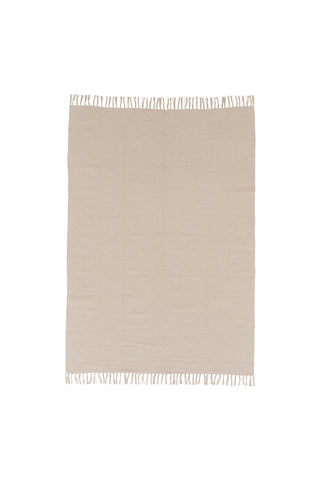 Panipat Bomullsblandning Matta - 170*240 - Beige
