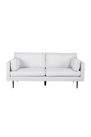 Bom Soffa - Svart / Ljus Beige Tyg