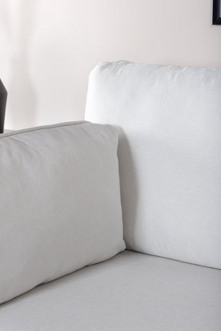 Bom Soffa - Svart / Ljus Beige Tyg