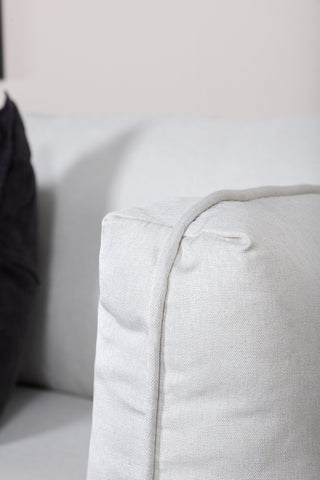 Bom Soffa - Svart / Ljus Beige Tyg