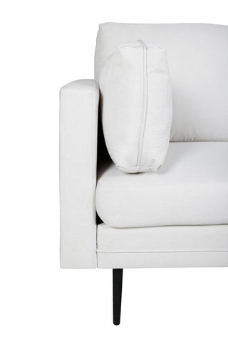 Bom Soffa - Svart / Ljus Beige Tyg