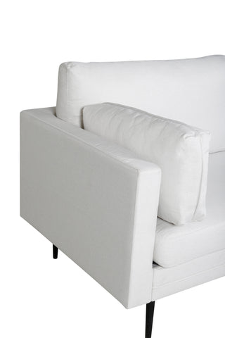 Bom Soffa - Svart / Ljus Beige Tyg