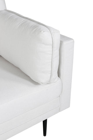 Bom Soffa - Svart / Ljus Beige Tyg