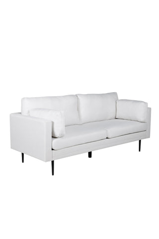 Bom Soffa - Svart / Ljus Beige Tyg