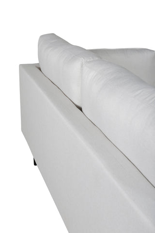 Bom Soffa - Svart / Ljus Beige Tyg