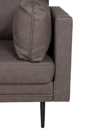 Bomsoffa - Svart / Brun Mikrofiber