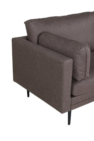 Bomsoffa - Svart / Brun Mikrofiber