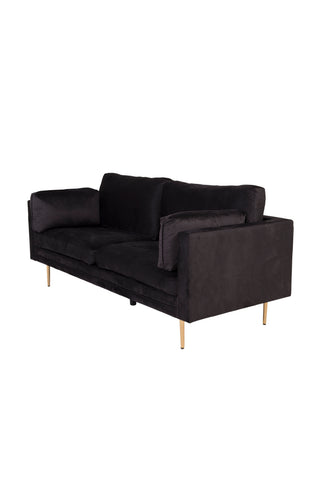 Boom - 3-sits soffa Sammet - Svart
