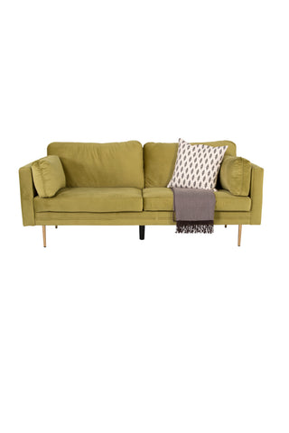 Boom - 3-sits soffa Velvet - Spring Green