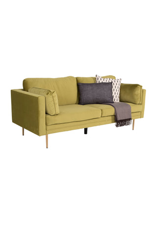 Boom - 3-sits soffa Velvet - Spring Green