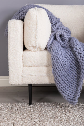 Boom Single Chair - Teddy Tyg Vit