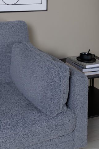 Boom Single Chair - Teddy Tyg Mörkgrå