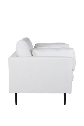 Boom Enkelsoffa - Svart / Ljus Beige Tyg