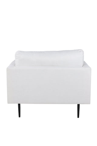 Boom Enkelsoffa - Svart / Ljus Beige Tyg