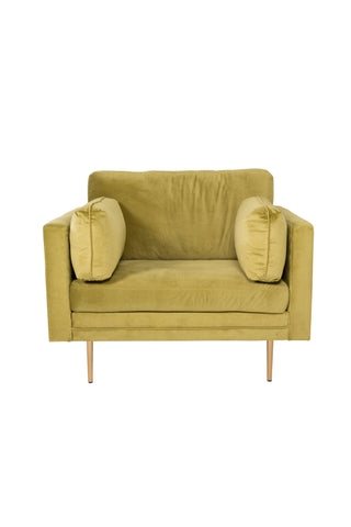 Bom - Single Chair Velvet - Spring Green