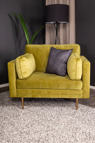 Bom - Single Chair Velvet - Spring Green