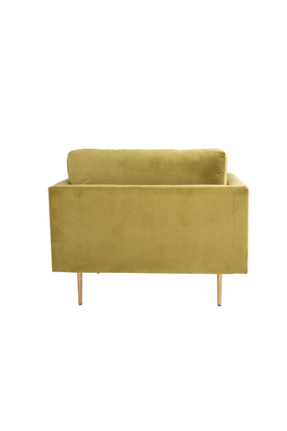 Bom - Single Chair Velvet - Spring Green