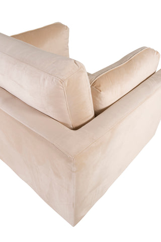 Bom - Single Chair Velvet - Creme