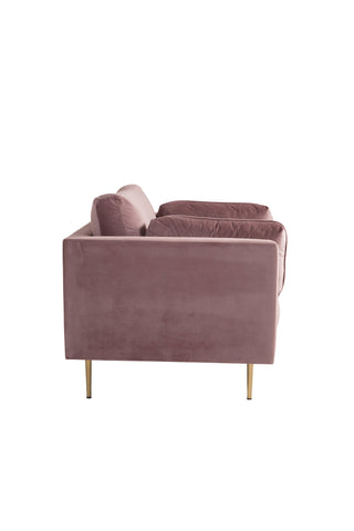 Venture Home Bom - Single Chair Velvet - Dammrosa