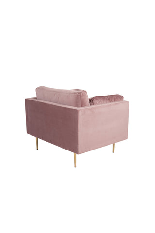 Venture Home Bom - Single Chair Velvet - Dammrosa