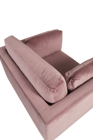 Venture Home Bom - Single Chair Velvet - Dammrosa