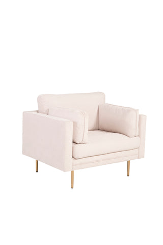Bom - Single Chair Corduroy - Ljusgrå